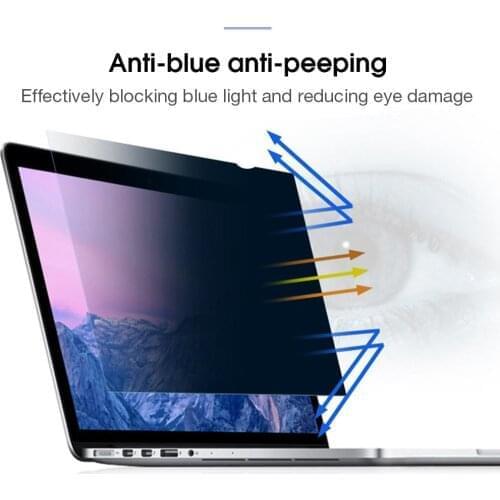 12.5-15.6-inch Desktop Computer Monitor Universal Privacy Filter Anti-Blue Film Screen Protector 30 Degree Anti-Peek