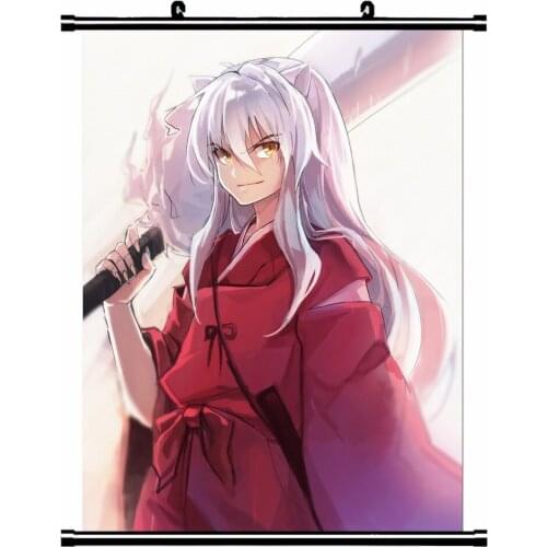 Japanese Anime Inuyasha Izayoi & Miroku & Sango & RIN & mugenobyakuya Home Decor Wall Scroll Poster Decorative Pictures