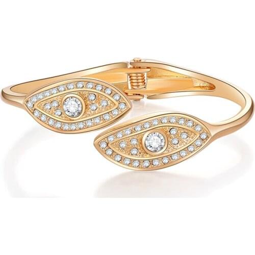 Leaf Shape Rhinstone Ladies Elastic Crystal Cuff Bracelet jewelry Bridal Stretch Charm Bracelet