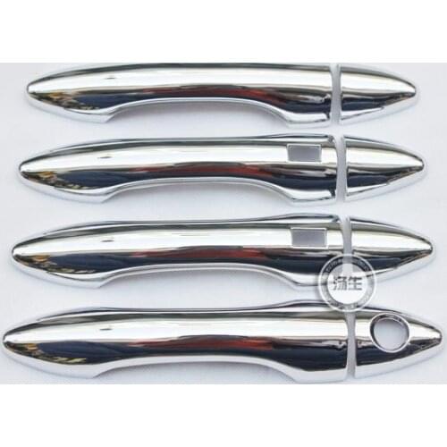 2010-2011 For Hyundai ix35 ABS Chrome Door Handle Cover(1 keyhole,Two Smart Hole) ix35