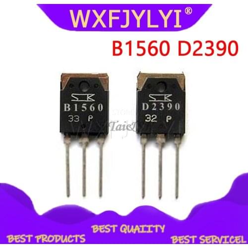 4pcs/lot B1560 D2390 2pairs (2pcs 2SB1560 + 2psc 2SD2390) original authentic