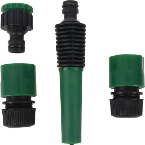 4Pc Garden Car Water Hose Pipe Tap Nozzle Connector Set Fitting Adapter Hozelock