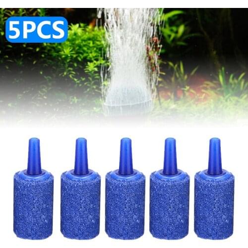 5pc 25mm Air Stones Aquarium Fish Tank Air Stones Mineral Bubble Release Aquarium Air Stone For Fish Tank Supplies