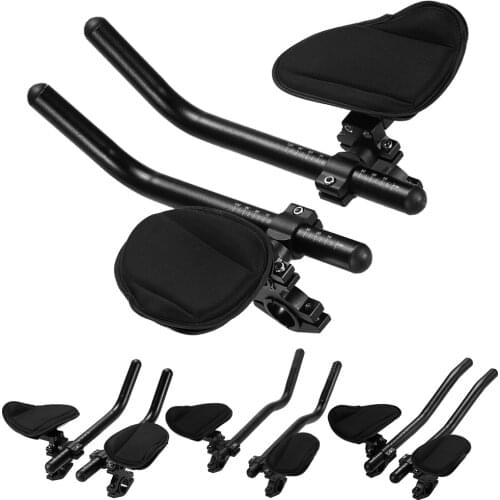 Aero Bar Bicycle Relaxation Handle Bar Cycling Bike Rest Handlebar Triathlon MTB Road Bike Arm Rest Bar Bike Aerobar