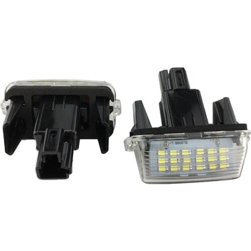 Car LED license plate light white lamps 18-SMD For Toyota Corolla Yaris Vios 2014 2015 2016