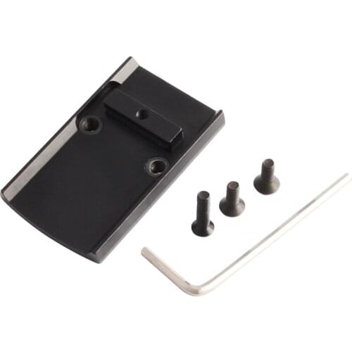 Glock Plate Base Mount Fits RMR VISM Red Dot Sight for Real fire Caliber Rear Sight