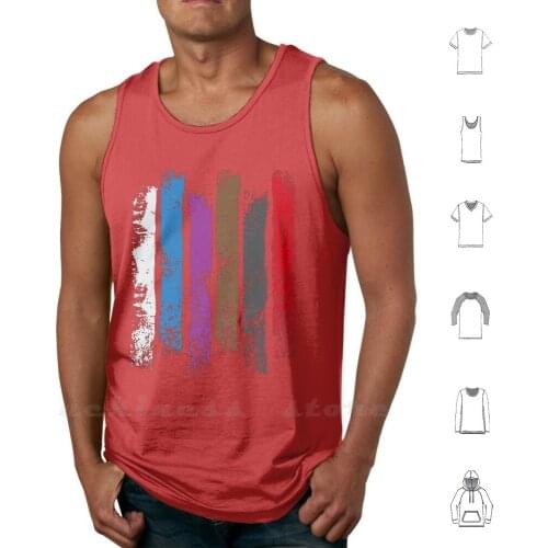 Bjj Belt Rank Vertical Stripes For Jiu Jitsu Tank Tops Vest 100% Cotton Cool Gift For A Jiu Jitsu