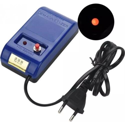 1 Pcs Blue Watch Demagnetizer Profession Repair Tool For Mechanical/Quartz Watch Demagnetizer Tool Accessories EU Plug 110-220 V
