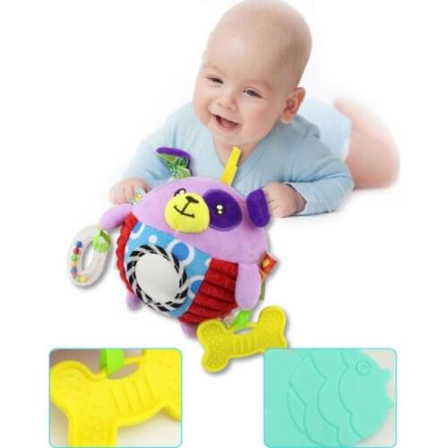 0-24 Months Baby Teether Toy Infant Appease Ball Rattle Intelligence Childrens Day Gift