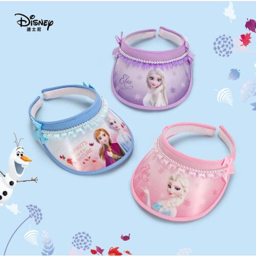 Disney Child Bucket Hat Sun Protection Hats Upf 50 New Summer Empty Cap Children PP + PE Polyester Fiber Material UV Protection