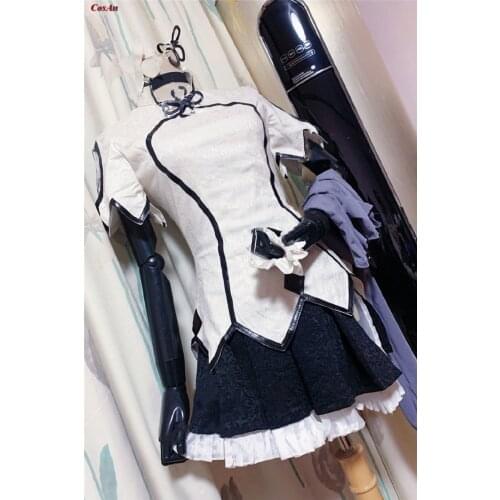 Hot Anime Assault Lily BOUQUET Wang Yujia Cosplay Costume White Uniform Activity Party Role Play Clothing High-End Custom-Make