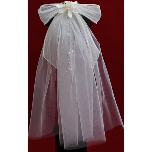 Artistic Crafts Flower Veil New Fresh Fairy Bridal Travel Photography Womens Romantic hair wear Wedding Dress Accessories