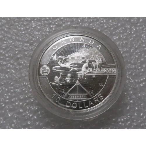 Canada 2013 10 Canadian Dollar Summer Entertainment Half-oz Original Commemorative Silver Coin