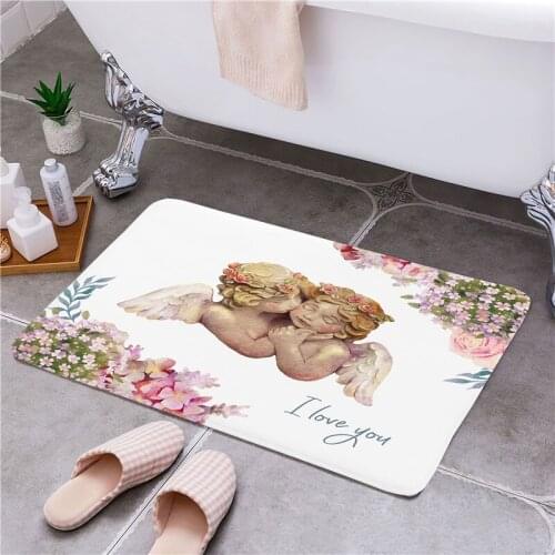 Cartoon Pattern Entrance Door Floor Mat Door Mat Non-Slip Foot Pad Home Welcome Carpet For Hallway Bath Kitchen Doormat
