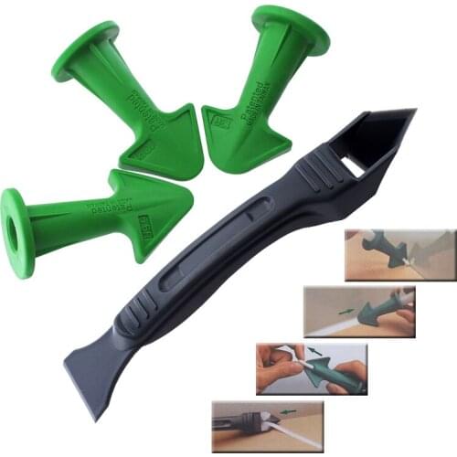 Caulk Nozzle Scraper Set Sealant Finisher Silicone Tool 6.5R 10R 13R Trowel Nozzle Caulk Remover
