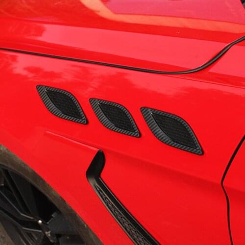 Car Engine Hood Front Fender Decoration Patch for 15-20 Ford Mustang Mustang Car Exterior Decoration Accessories