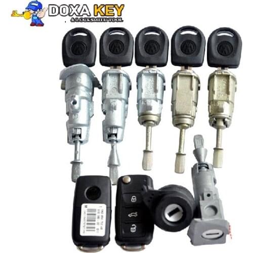The new car lock forvw Jetta bora B5 passat magotan polo car lock left Car door lock free shipping