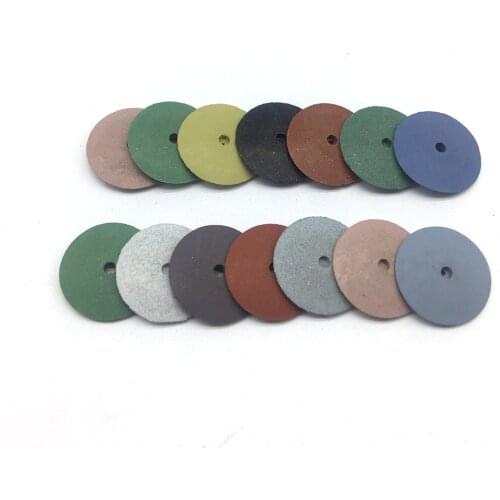 Mixed Color Silicone Silica gel Polishing Wheels for Dental Jewelry Rotary Tool High Quality Polishing Disc 15MM