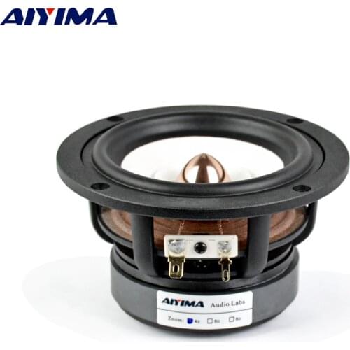AIYIMA 1Pcs 4 Inch Full Range Speaker 4 8 Ohm 30W HIFI Treble Mediant Bass Loudspeaker Desktop Bookshelf Audio Sound Speaker DIY