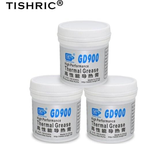 TISHRIC 150g GD900 Thermal Grease Fan Cooling CPU GPU Cooler Processor Thermal Paste Pad Compound Silicone Plaster Heat sink