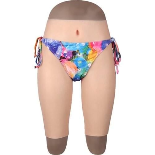 CD Cross-dressing Fake Vagina Five-point Pants Simulation Ultra-thin Silicone Fake Vaginal Trousers