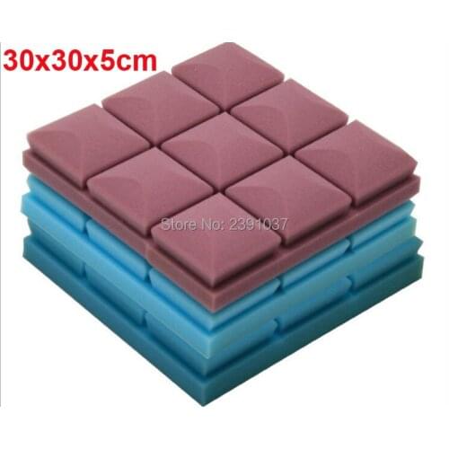 10pcs 30x30x5cm acoustic Soundproofing Foam Acoustic Foam Sound Treatment Thick 50mm Sudoku Shape For Studio Room Wall