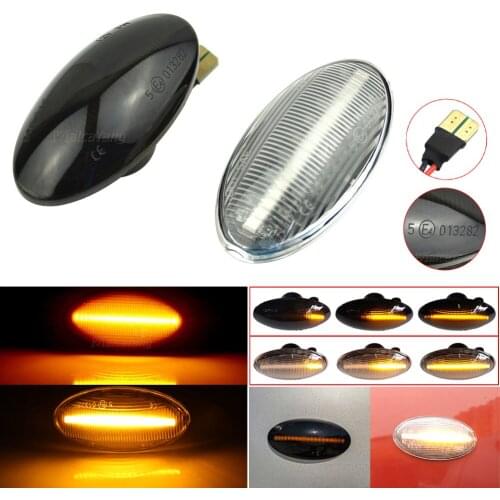 2pcs Led Dynamic Side Marker Turn Signal Light Sequential Blinker For Suzuki Swift Jimmy Vitara SX4 Alto Grand Vitara Splash XL7