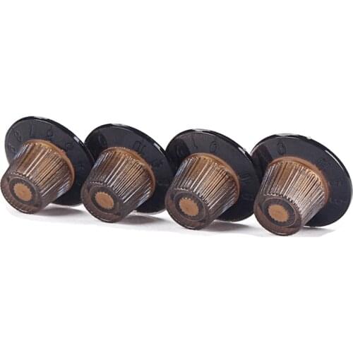 4 Pcs Amplifier Skirted Knobs Volume Tone Control for Guitar Lovers