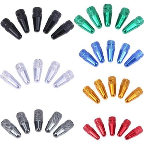 5pcs Bicycle Presta Aluminium Pressure Valve Caps Dust Covers valve cap Bisiklet aksesuar Tire Valve Dust Cover Bike Accessories