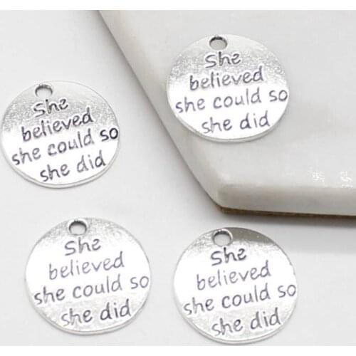 6 pieces of Tibetan silver she believed she couid so she did medical industry jewelry DIY jewelry making accessories