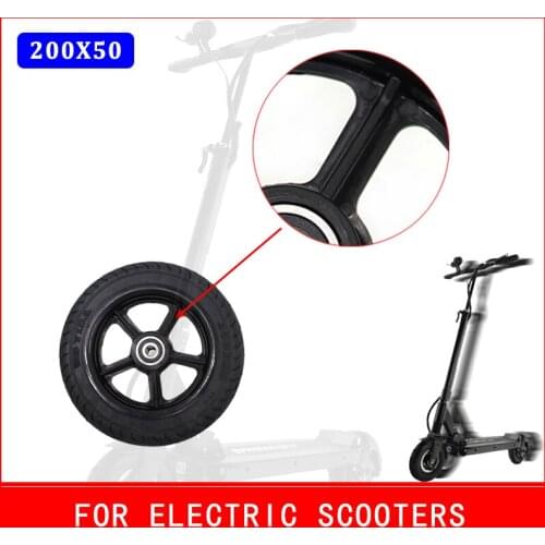 8 Inch Tire 200*50 Wheels Scooter Solid Tyre 200x50 Wheels Electric Wheels Plastic Hub Non-pneumatic Tires for Electric Scooters