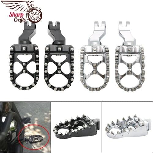 Motorcycle Accessories Front & Rear Footpegs Footrests For Triumph Bonneville SE T100 T900 01-15 Thrunxon 1200 04-15 Scrambler