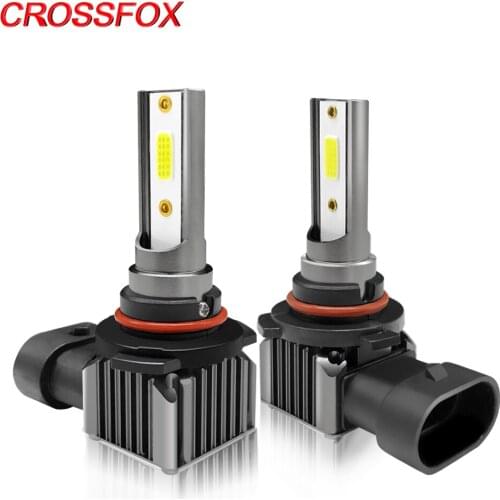 CROSSFOX Fog Lights H1 LED H11 H9 H8 9005 HB3 9006 HB4 LED H7 H3 Headlight Bulb 12V 6000K Car Styling Driving Running Lamp DRL