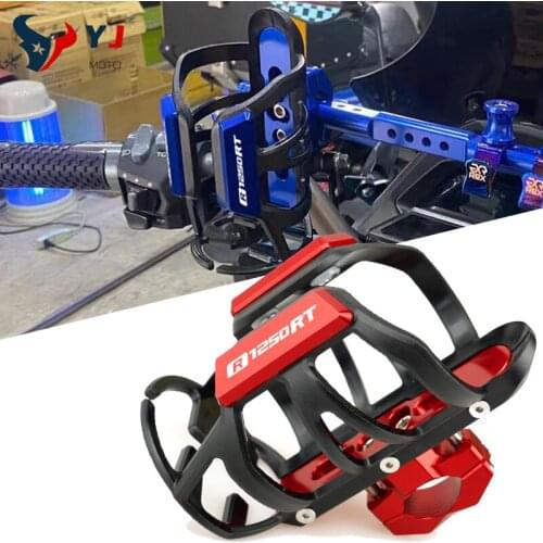 For BMW R1200RT R 1250 RT All Years High Quality Motorcycle CNC Accessories Design Beverage Water Bottle Drink Cup Holder Mount