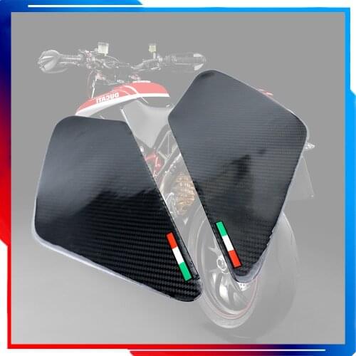 For DUCATI MONSTER 821 797 1200 Motorcycle Fuel tank Rubber Sticker Protector Sheath Knee Tank pad Grip Decal Anti-slip