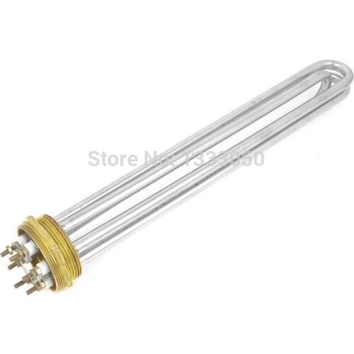 3U Shaped 11mm Bar Dia Electric Heating Water Heater Element 380V 1.2KW