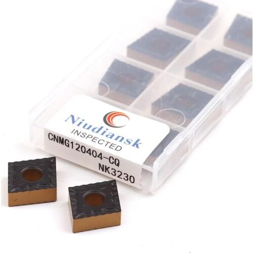 CNMG120404-CQ CNMG120404-CQ NK3230 External Cutting Tool CNC Lathe Turning Insert Carbide Machining Two-color Coated Metal Blade