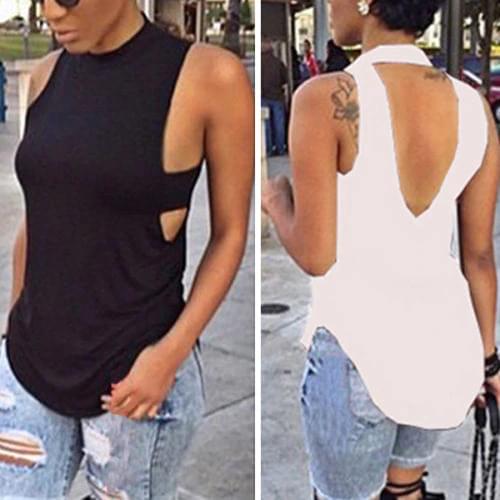 GuliriFei Sleeveless Blouses