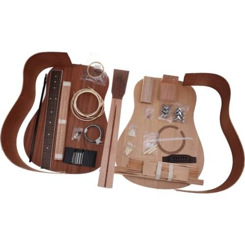 41" Guitar DIY Kit Neck Rosewood Fingerboard Childrens Kids Toy Gifts