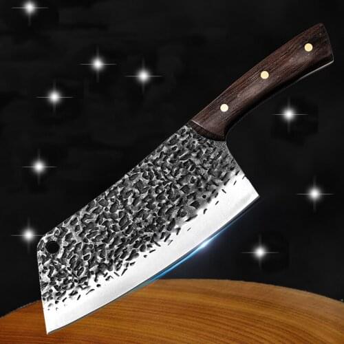Master Handmade Kitchen Knives 50Cr15mov Stainless Steel Cleaver Forged Kitchen Knife Forged Blade Butcher Knives Cooking Tools