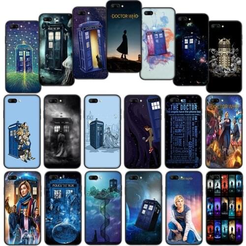 Doctor Who Tardis Soft Cover Case for Huawei Honor 8X 8A 9X 9A 10 Lite 20 Pro 20S X10 Max