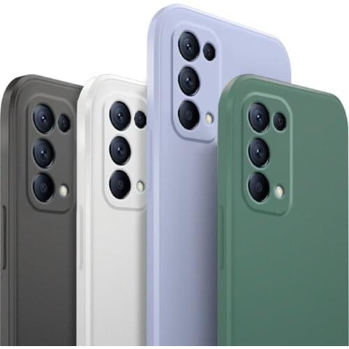 For OPPO Find X3 Lite Case Soft Liquid Silicone Phone Cover For Find X3 Neo Protective Bumper