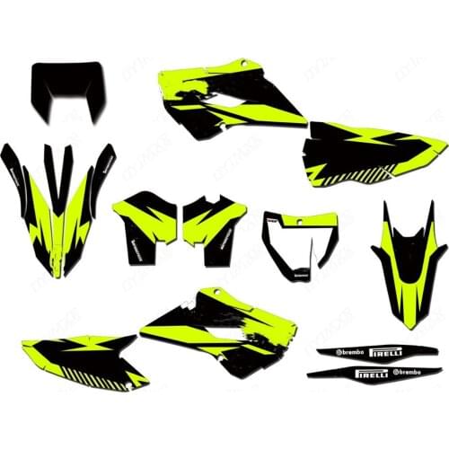 Motocross GRAPHICS DECALS Stickers kits For Husqvarna TC FC 2014 2015 For Husqvarna TE FE 2014 2015 2016 150 250 300 350 400 450