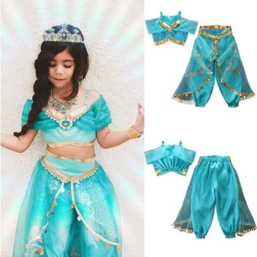 New Princess Cosplay Baby Kid Girl Fancy Dress Up Party Costume Sets