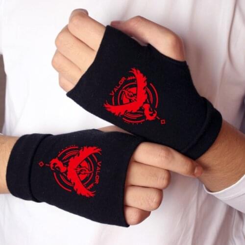 Demon Slayer Digimon Fairy Tail Anime Fingerless Gloves New Tokyo Ghoul Titans Fate Zero Gintama Hatsune Gloves Man gifts