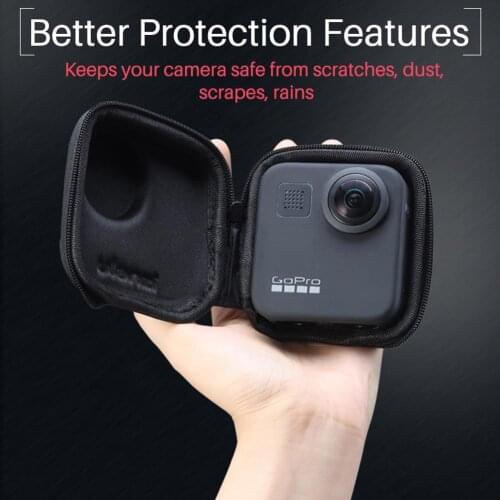 Portable Storage Bag Waterproof Protection Zipper Design Case Dust Scratch Resistance For Gopro Max