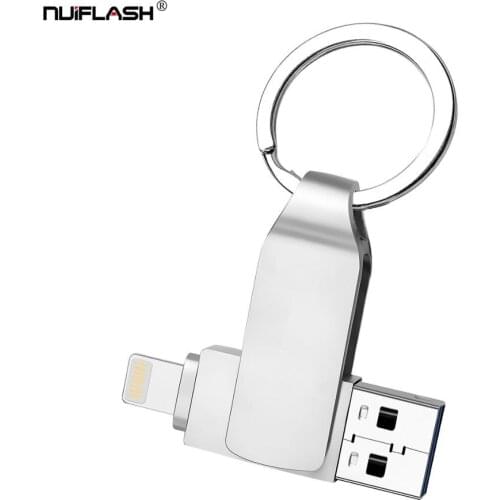 Lowest usb flash drive for iPhone 6/6s/6Plus/7/7Plus/8/X Usb/Otg pen drive memory flash pendrive ios real capacity cle u stick