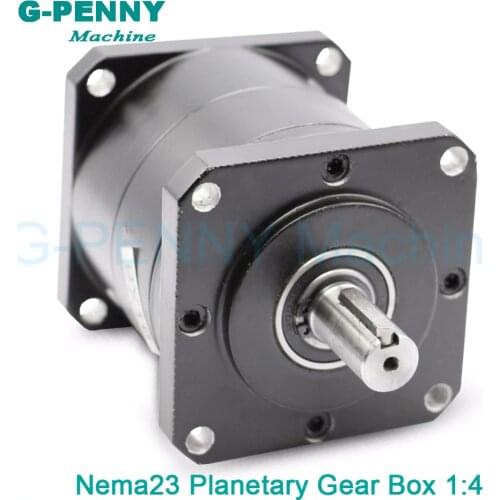 1:4 Nema23 stepper Motor Planetary Reduction Ratio 4:1 planet gearbox 57 motor speed reducer, High Torque high quality