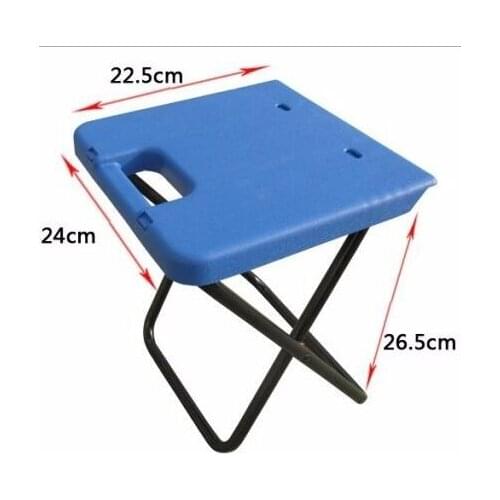Folding fishing chair metal and plastic folding stools outdoor portable small stool fishing stool free shipping