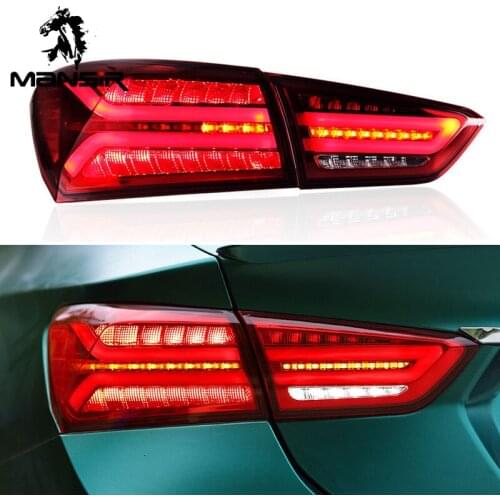 LED Car Taillight Tail Lamp Brake Reversing Reverse Rear lights For Chevrolet Malibu XL 2016 2017 2018 Reflector Turn Signal